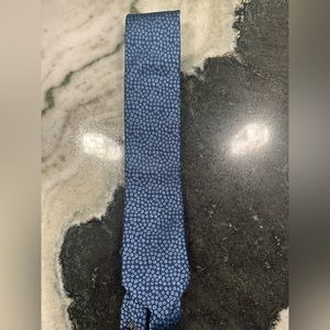Ted baker navy and blue mini daisy print tie